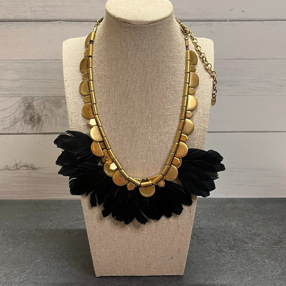 SIGNED Stella and Dot Plume Necklace - Incomplete